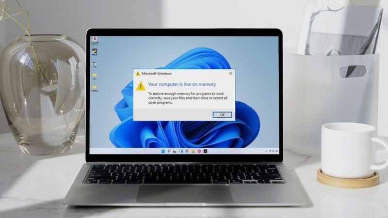 Beheben Sie den Fehler „Ihr Computer hat wenig Speicher“ unter Windows 10 und 11