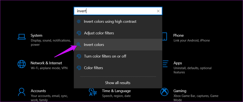 Behebung des Problems mit invertierten Farben unter Windows 10 1