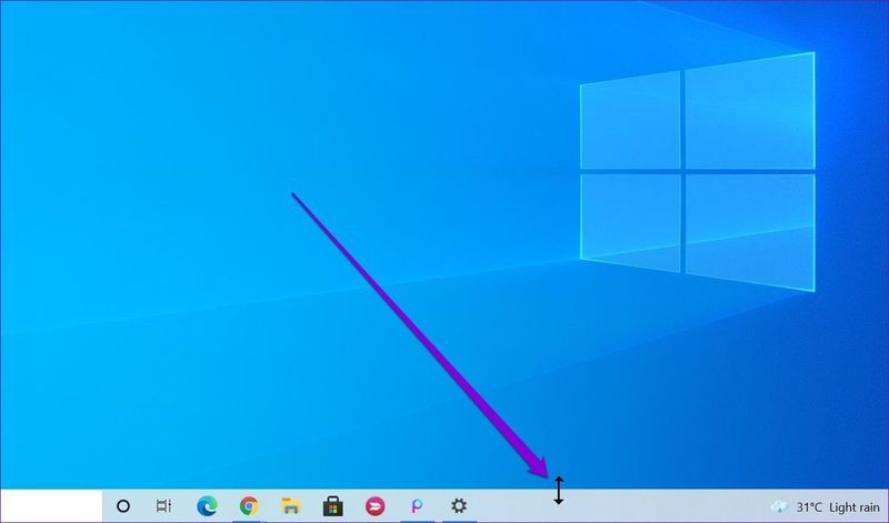 Größe der Taskleiste unter Windows 10 ändern